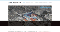 Desktop Screenshot of age-solutions.com